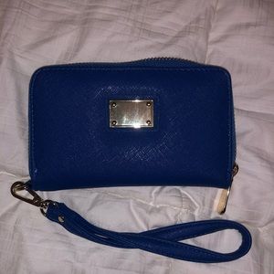 Blue simple wallet
